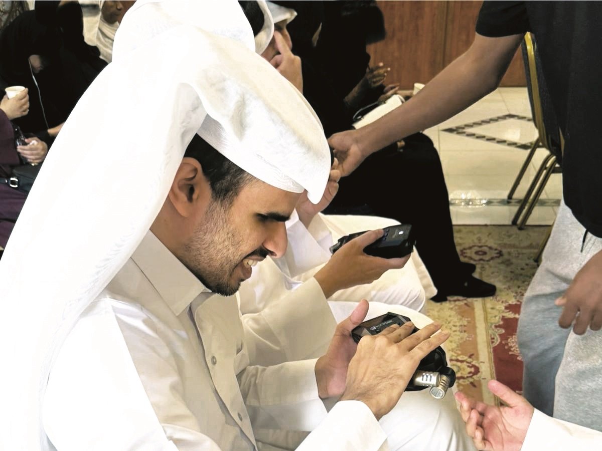 صورة توضيحية لخبر: ثقافي المكفوفين يستعرض أحدث التقنيات الصوتية